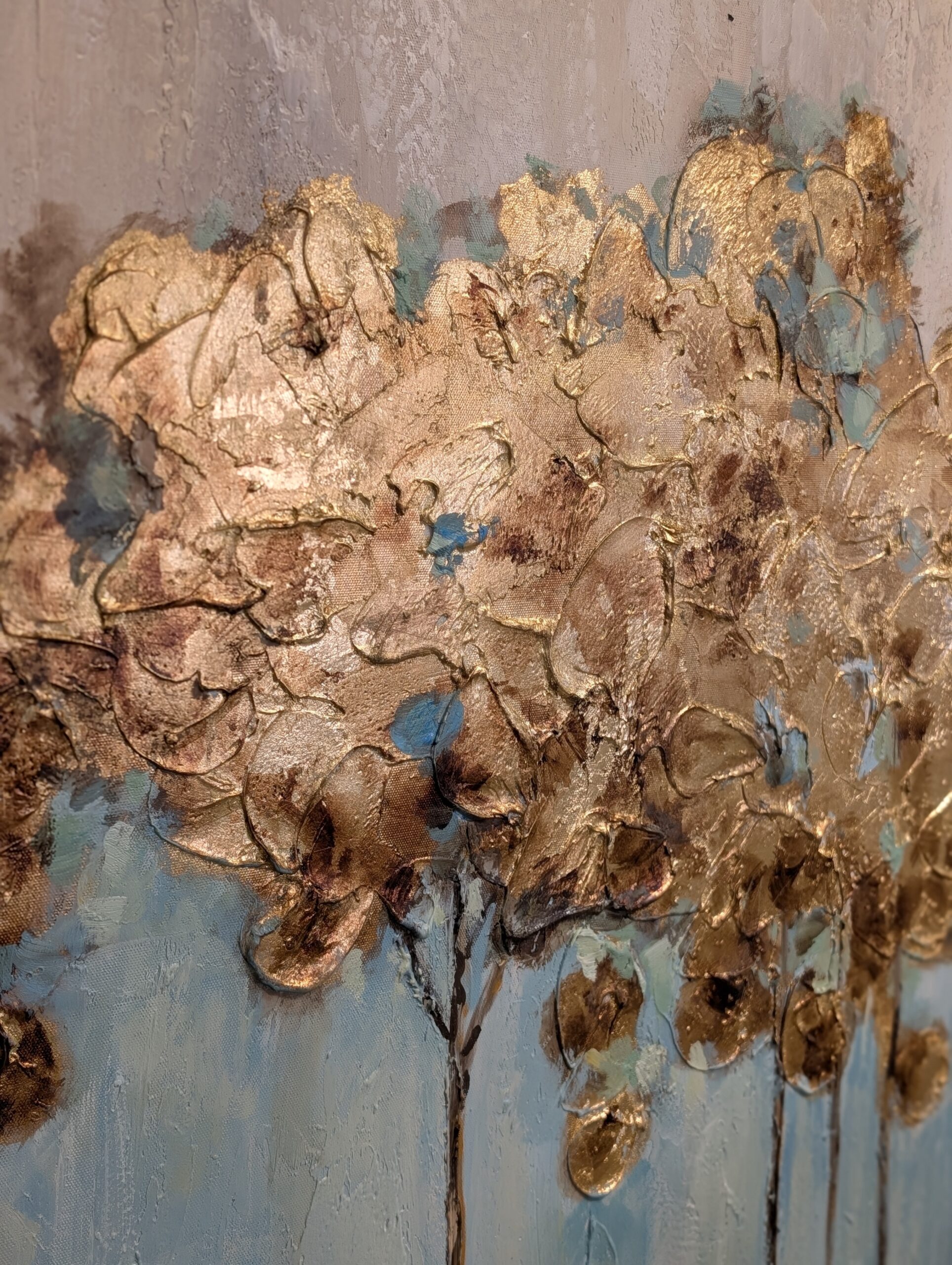 Obraz Abstrakcyjny - Drzewa Obfitości 120x90cm - obrazek 3
