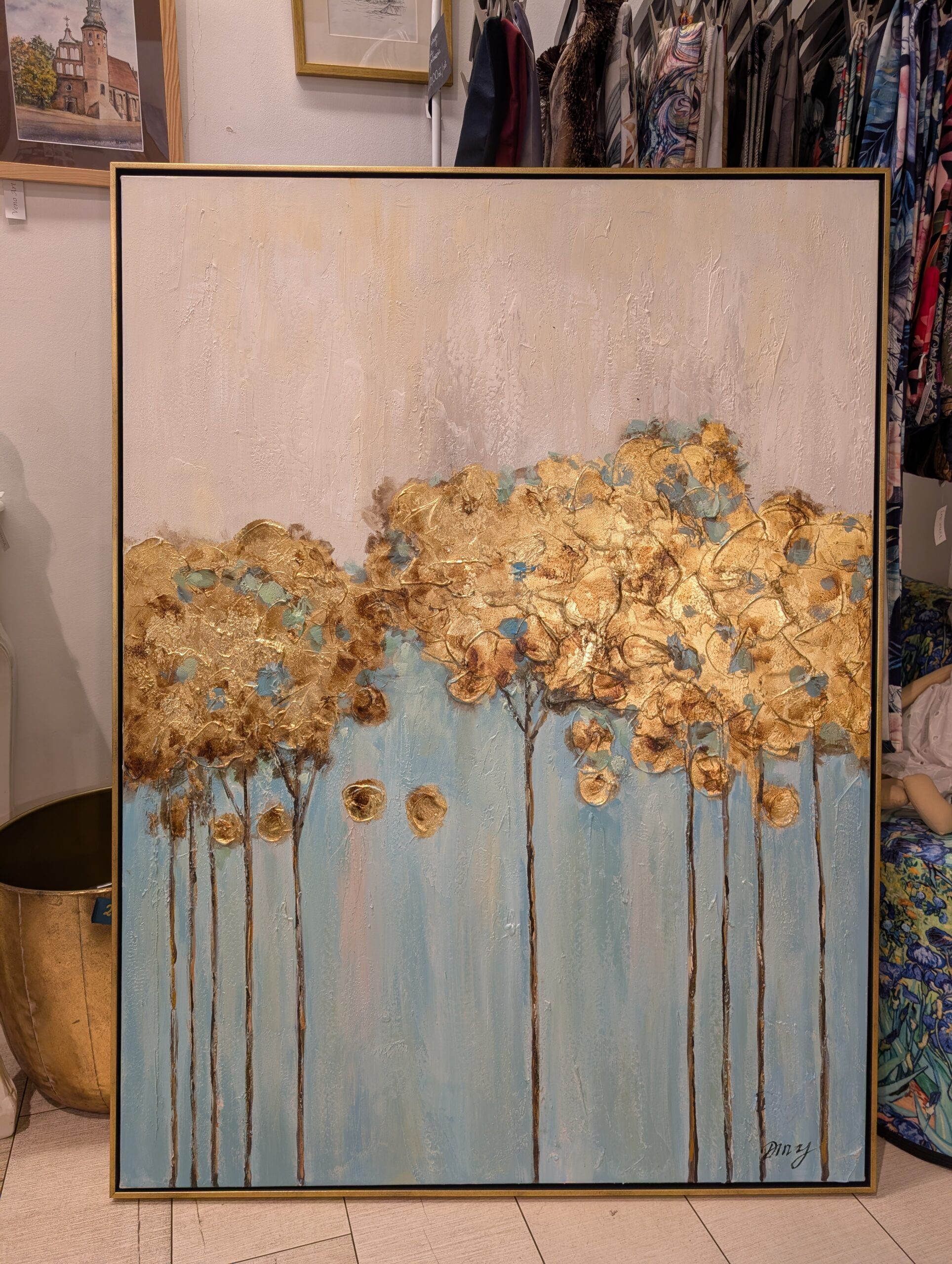 Obraz Abstrakcyjny - Drzewa Obfitości 120x90cm - obrazek 2