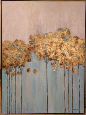 Obraz Abstrakcyjny - Drzewa Obfitości 120x90cm