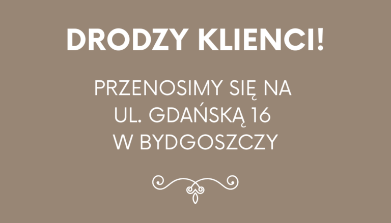Zmiana lokalu – przenosimy się!
